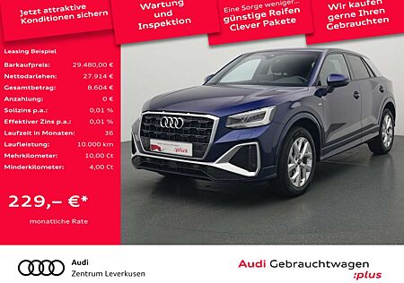 Audi Q2 S line AHK VIRT LEDER SHZ APP LED PDC